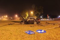 wypadek na skrzyżowaniu ulicy Pszczyńskiej z Drogą Główną Południową