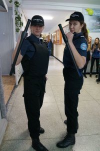 policjanci podczas Jastrzębskiego Miasteczka Zawodów